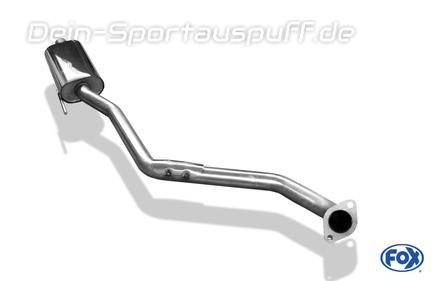FOX Edelstahl Vorschalldämpfer Hyundai Veloster