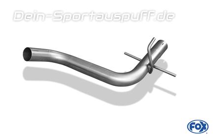 Fox Edelstahl Mittelschalldämpfer-Ersatzrohr VW Corrado 2.0l 16V und VR6