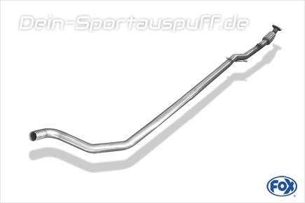 Fox Edelstahl Vorschalldämpfer-Ersatzrohr inkl. Flexrohr Opel Adam 1.2l 1.4l