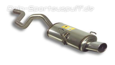 Supersprint Edelstahl Sportauspuff Fiat Punto Typ 188 JTD 120x80mm oval eingerollt