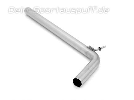 Fox Edelstahl Vorschalldämpfer-Ersatzrohr VW Polo 9N inkl. Cross
