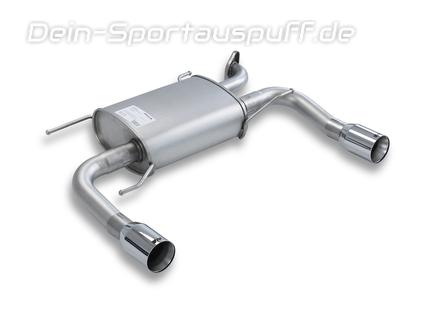 Remus Edelstahl Duplex Sportauspuff-Hauptschalldämpfer Suzuki Swift 4 Sport Typ NZ inkl. Endrohrsatz nach Wahl