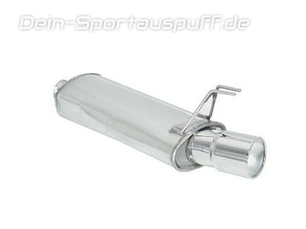 Ragazzon Edelstahl Sport-Endschalldämpfer Alfa Romeo 145 Bj.94-96 102mm rund eingerollt