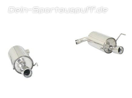 Ragazzon Edelstahl Duplex Sportauspuff Alfa Romeo 159 3.2l JTS Limo u. Sportwagon je 90mm rund eingerollt