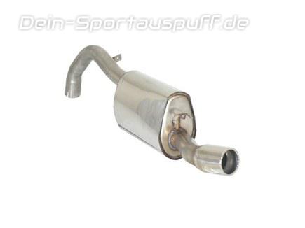 Ragazzon Edelstahl Sportauspuff Alfa Romeo 75 2.5l 3.0l V6 80mm rund eingerollt