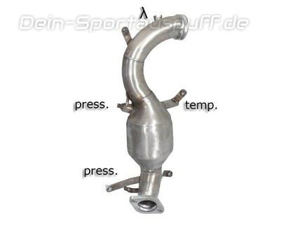 Ragazzon Edelstahl Sport-Kat inkl. Partikelfilter-Ersatzrohr Alfa Romeo Giulietta 2.0l JTDM