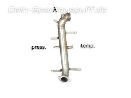 Ragazzon Edelstahl Kat- und Partikelfilter-Ersatzrohr Alfa Romeo MiTo 1.6 JTDM