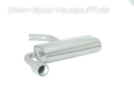 Ragazzon Edelstahl Sport-Endschalldämpfer Audi A3 8P 1.6l 2.0l FSI 102mm rund eingerollt