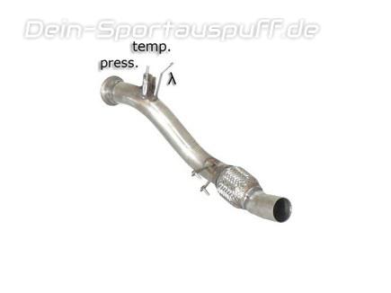 Ragazzon Edelstahl Kat- und Partikelfilter-Ersatzrohr BMW 1er E82 E88 Coupe u. Cabrio 120d