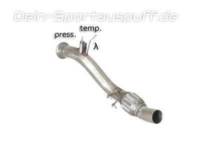 Ragazzon Edelstahl Kat- und Partikelfilter-Ersatzrohr BMW 1er E82 E88 Coupe u. Cabrio 123d