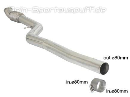 Ragazzon Edelstahl Vorschalldämpfer-Ersatzrohr BMW 1er F20 F21 M135i