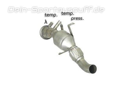 Ragazzon Edelstahl Sport-Kat inkl. Partikelfilter-Ersatzrohr BMW 3er E90 Limo E91 Touring, E92 Coupe 335d