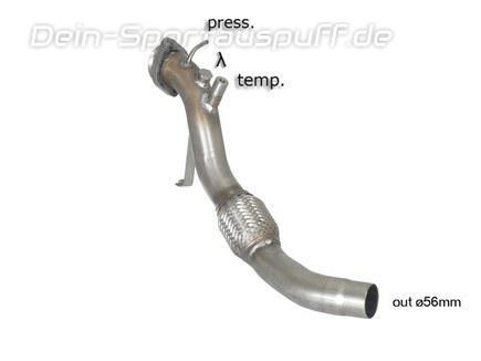 Ragazzon Edelstahl Kat-Ersatzrohr BMW X3 E83 20d