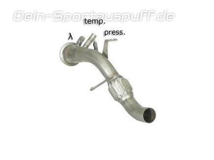 Ragazzon Edelstahl Kat- und Partikelfilter-Ersatzrohr BMW X3 E83 30d