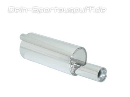 Ragazzon Edelstahl Sportauspuff Citroen C3 Typ FC 1.1l 90mm rund eingerollt