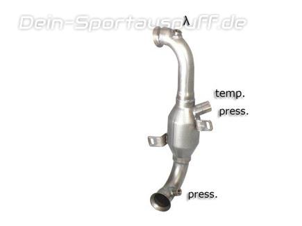 Ragazzon Edelstahl Sport-Kat inkl. Partikelfilter-Ersatzrohr Citroen C4 Picasso