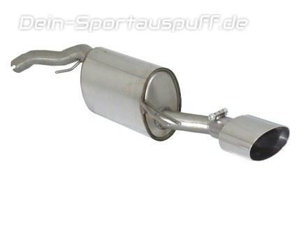 Ragazzon Edelstahl Sportauspuff Fiat Bravo Typ 198 2.0l MJET mit Sport-Heck 135x90mm oval doppelwandig abgeschrägt