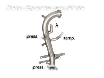 Ragazzon Edelstahl Kat- und Partikelfilter-Ersatzrohr Fiat Bravo Typ 198 2.0l MJET mit Sport-Heck