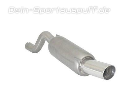 Ragazzon Edelstahl Sportauspuff Fiat Punto Evo + Grande Punto (199) 1.3l MJET 90mm rund doppelwandig abgeschrägt