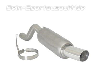 Ragazzon Edelstahl Sportauspuff Fiat Punto Evo + Grande Punto (199) 1.3l MJET mit Sport-Heck 90mm rund doppelwandig abgeschrägt