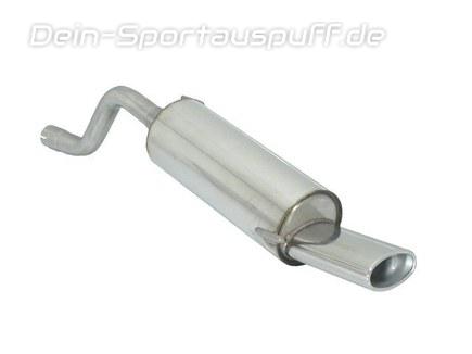 Ragazzon Edelstahl Sportauspuff Fiat Punto Evo + Grande Punto (199) 1.4 Turbo Multiair 115x70mm oval eingerollt