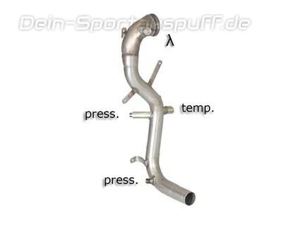 Ragazzon Edelstahl Kat- und Partikelfilter-Ersatzrohr Fiat Panda Typ 169 1.3l MJET 55kW Euro 5