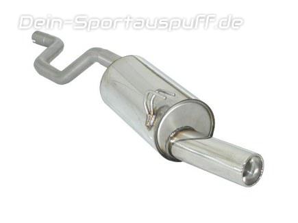 Ragazzon Edelstahl Sportauspuff Fiat Punto 2 Facelift Typ 188 1.3l MJET 90mm rund eingerollt