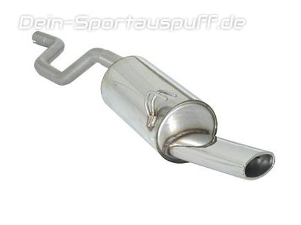 Ragazzon Edelstahl Sportauspuff Fiat Punto 2 Facelift Typ 188 1.3l MJET 115x70mm oval eingerollt