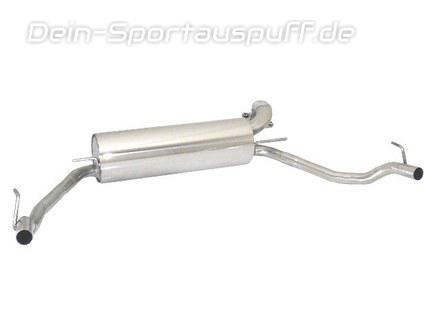 Ragazzon Edelstahl Duplex Sportauspuff Honda Civic 8 Hatchback 1.8l für originalen Endrohrausgang