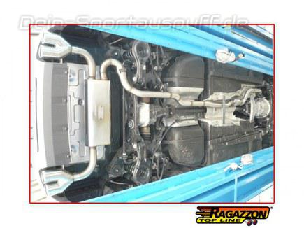 Ragazzon Edelstahl Haupt-Kat inkl. Vorderrohr Hyundai Genesis Coupe 2.0l