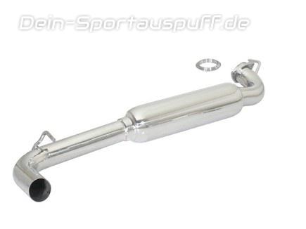 Ragazzon Edelstahl Sportauspuff Lancia Delta HF integrale 2.0 Turbo 144kW 70mm-System 70mm rund scharfkantig