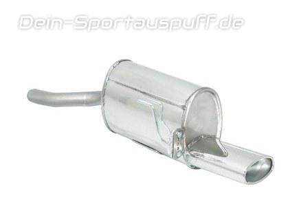 Ragazzon Edelstahl Sportauspuff Lancia Y 1.1 115x70mm oval eingerollt