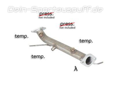 Ragazzon Edelstahl 2.Kat- und Partikelfilter-Ersatzrohr Mazda 5 2.0l CD