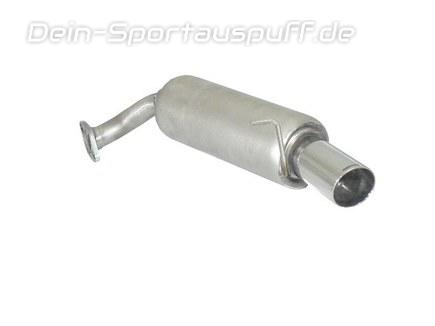 Ragazzon Edelstahl Sportauspuff Mazda 6 II GH Limo Kombi 2.0l CD 90mm rund doppelwandig abgeschrägt