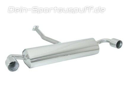 Ragazzon Edelstahl Duplex Sportauspuffanlage ab Kat Mazda RX-8 je 102mm rund eingerollt