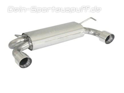 Ragazzon Edelstahl Duplex Sportauspuff Nissan 350Z Coupe u. Roadster bis. Bj.06 je 102mm rund doppelwandig abgeschrägt