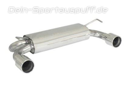 Ragazzon Edelstahl Duplex Sportauspuff Nissan 350Z Coupe u. Roadster ab07 je 102mm rund eingerollt