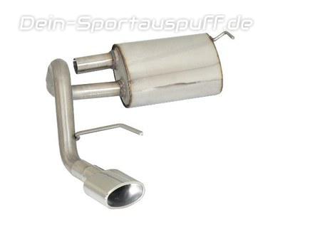 Ragazzon Edelstahl Sport-Endschalldämpfer Opel Astra J 5-Tür 1.7l CDTi 115x70mm oval eingerollt