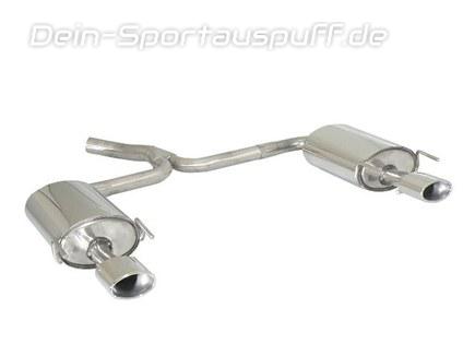Ragazzon Edelstahl Duplex Sportauspuff Opel Insignia 1.6l Turbo je 115x70mm oval eingerollt