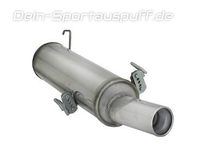 Ragazzon Edelstahl Sportauspuff Peugeot 306 1.4l-1.8l 90mm rund eingerollt
