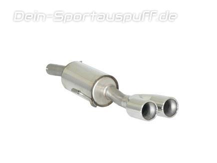 Ragazzon Edelstahl Sportauspuff Peugeot RCZ 2.0l HDI 2x90mm rund eingerollt