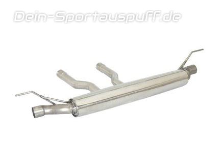 Ragazzon Edelstahl Duplex Endschalldämpfer für originale Endrohre Porsche Cayenne Turbo 4.5l Typ 955 Bj.03-07