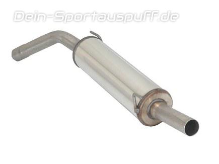 Ragazzon Edelstahl Sportauspuff Renault Clio 1 B/C57 1.8l 2.0l 50mm rund scharfkantig