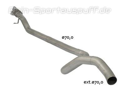 Ragazzon Edelstahl Vorschalldämpfer-Ersatzrohr Renault Megane 3 RS Coupe 70mm-System