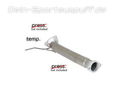 Ragazzon Edelstahl Partikelfilter-Ersatzrohr Volvo S60 I 2.4 D5