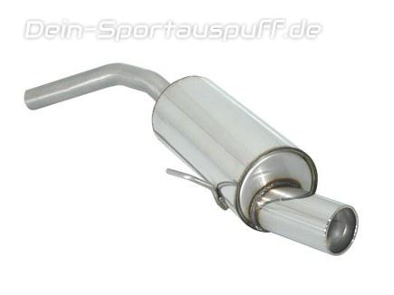 Ragazzon Edelstahl Racing-Komplettanlage ab Kat Alfa Romeo 156 1.6l-2.0l TS Limo u. Sportwagon 102mm rund eingerollt