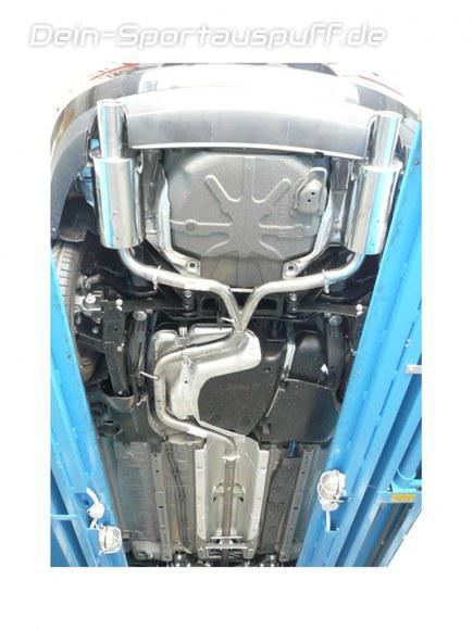 Ragazzon Edelstahl Duplex Racing-Komplettanlage ab Kat Alfa Romeo 159 1.8l TBi Limo u. Sportwagon je 90mm rund eingerollt