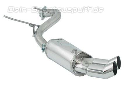 Ragazzon Edelstahl Komplettanlage ab Kat Alfa Romeo GTV Spider 916 3.0l V6 2x70mm DTM rund scharfkantig