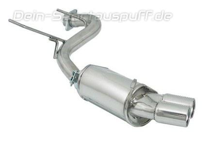 Ragazzon Edelstahl Komplettanlage ab Kat Alfa Romeo GTV Spider 916 1.8l 2.0l 2x70mm rund eingerollt