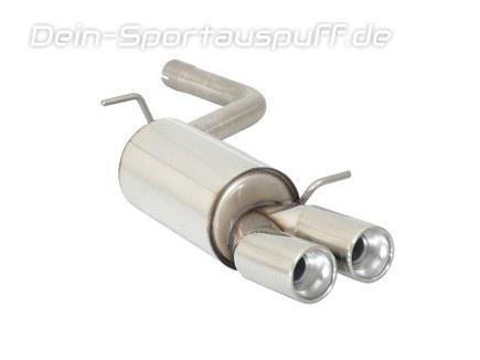 Ragazzon Edelstahl Racing-Komplettanlage ab Kat Audi A4 Quattro B8 Typ 8K Limo u. Avant 2.0TDI 125kW 2x80mm rund eingerollt versetzt